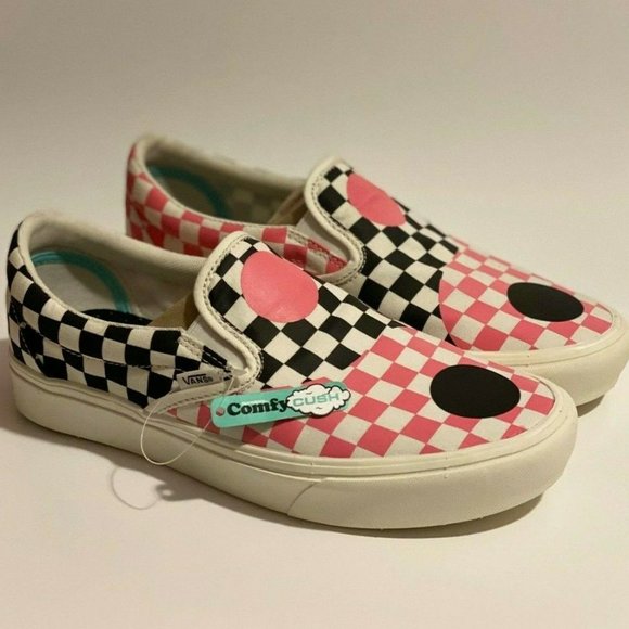 VANS Comfycush Slip-On 'Ying Yangs' Size 9M/10.5W